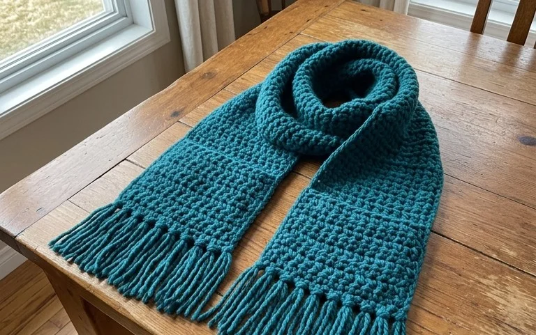 Pocket Scarf Shawl: Easy Free Crochet Pattern Guide