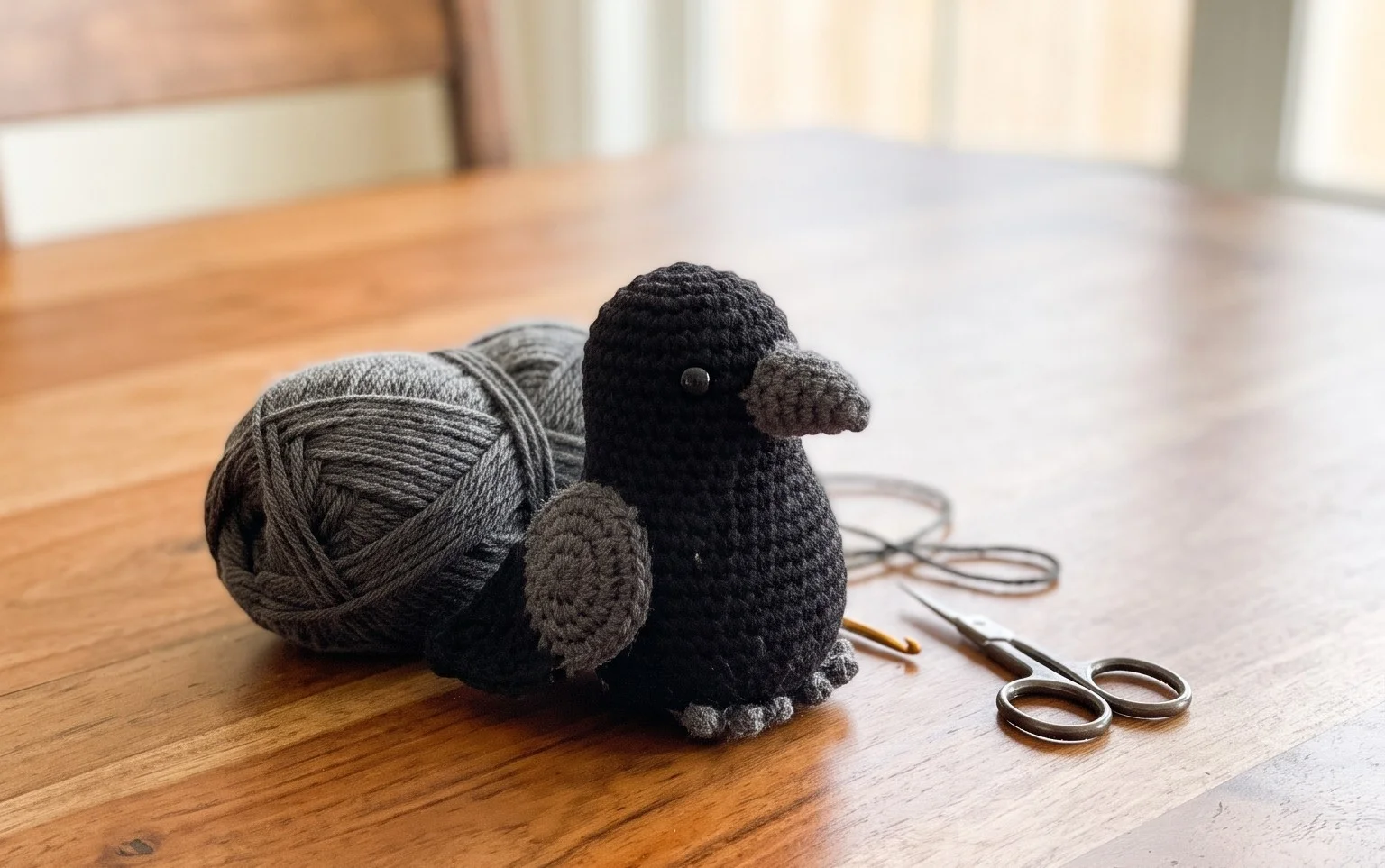 4 Free Raven Crochet Patterns: Beginner Bird Projects