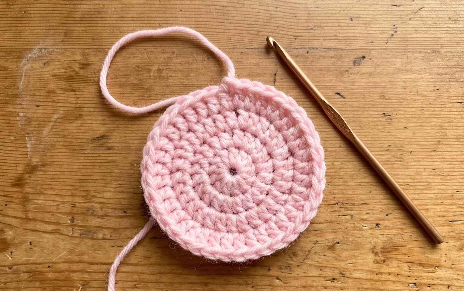 Easy Magic Circle Crochet Basket Pattern Step-by-Step