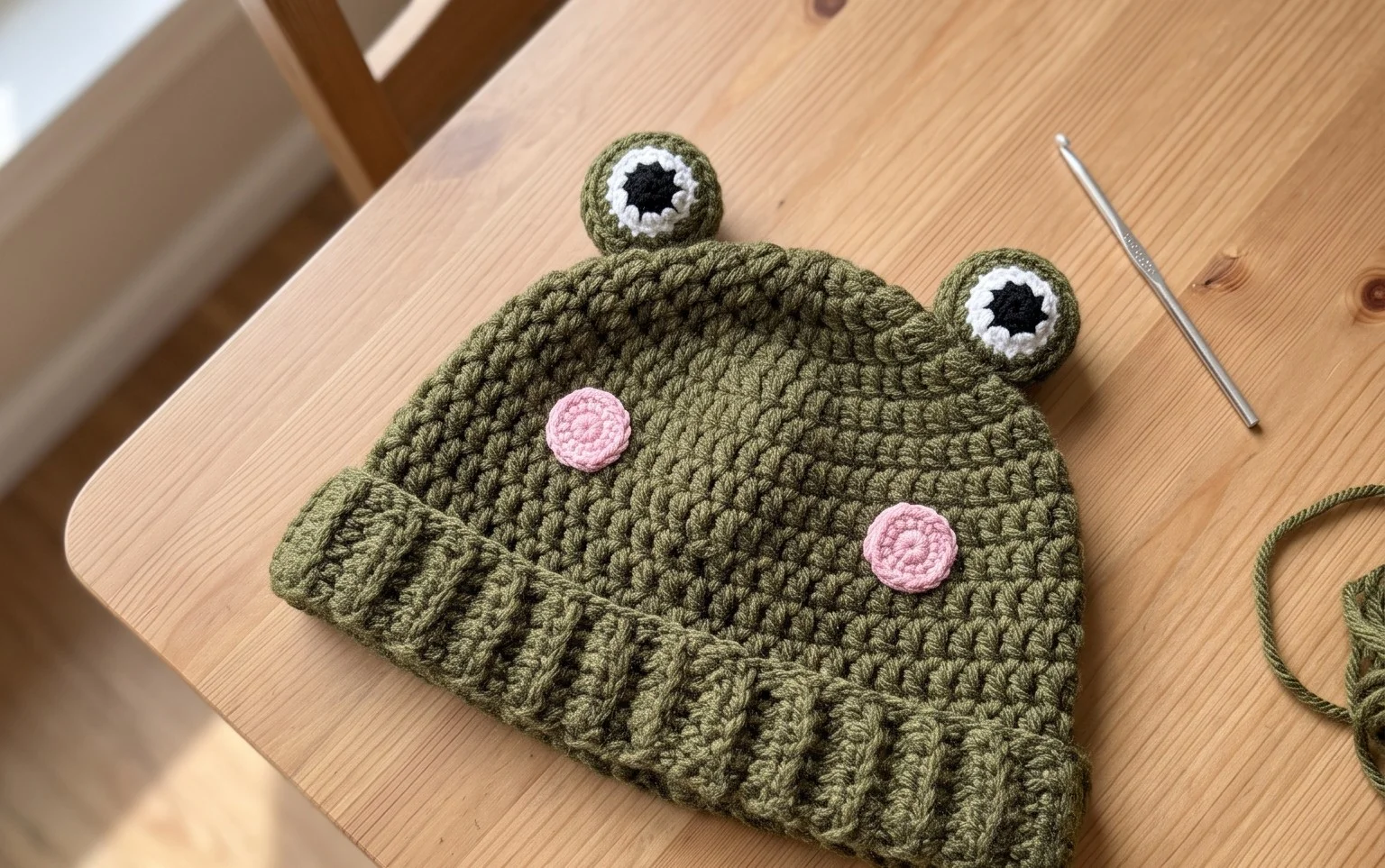 Easy Crochet Frog Hat: Free Beginner Pattern & Tutorial