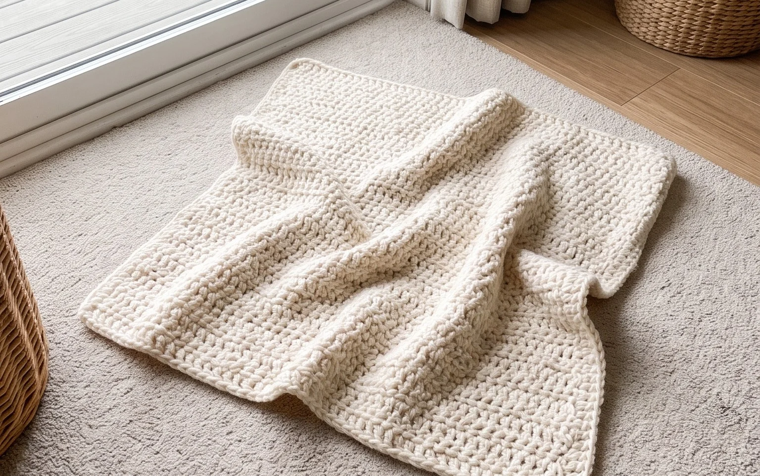 Easy Done In A Day Crochet Blanket Free Pattern Tutorial